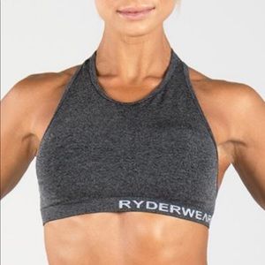 Gray ryderwear seamless bra